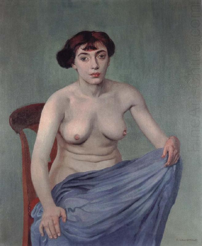 Felix Vallotton Torso with blue cloth china oil painting image